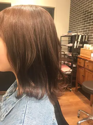 ミディアム カラー アザマ　ヤスカツ _rosso 川口のヘアスタイル