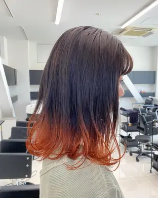 ミディアム カラー Unami MIHA☘️*゜のヘアスタイル