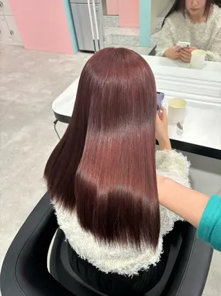 セミロング Wカラー/暖色/べ ージュりく©︎🐝のヘアスタイル