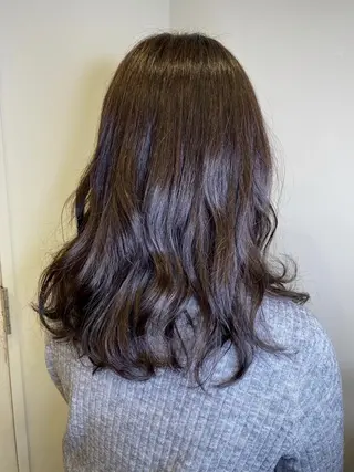 セミロング カラー 藤井マドカ ✂︎のヘアスタイル