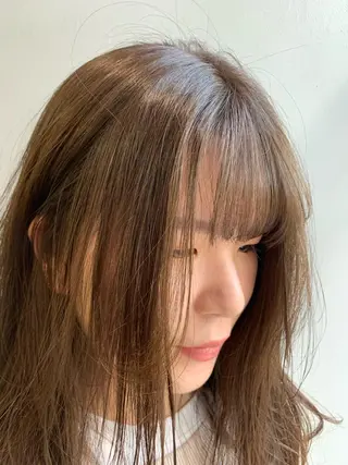 ロング カラー 怪我のため6月末 復帰予定田中瑞希🍃のヘアスタイル