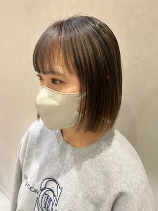 ミディアム カラー レイヤー/インナー カラー🦋ルイのヘアスタイル
