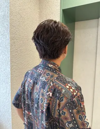 カラー メンズ 艶髪 黄金比みくのヘアスタイル