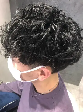 パーマ メンズ Noyヨシモト ヒロトのヘアスタイル