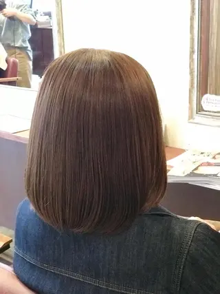 ミディアム カラー 松村 未央のヘアスタイル
