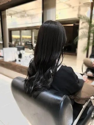 ロング 髪質改善個室サロン' 白髪ぼかし・縮毛矯正のヘアスタイル