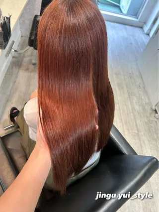 ロング カラー パーマ ヘアアレンジ メンズ ワット 原宿のヘアスタイル