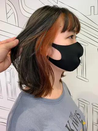 ミディアム 坪井 彰吾のヘアスタイル