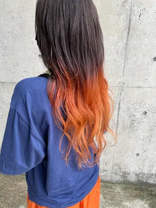 ロング カラー 日高 香織のヘアスタイル