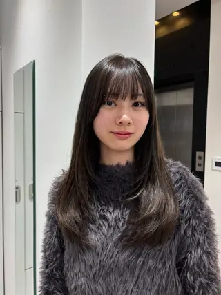 ロング 艶髪໒꒱／透明感 カラー🍀_そら🪽のヘアスタイル