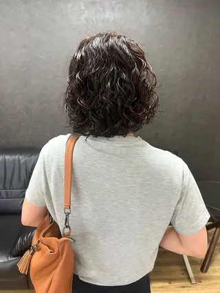 ショート パーマ nono/パーマ /顔まわりカット🐈のヘアスタイル