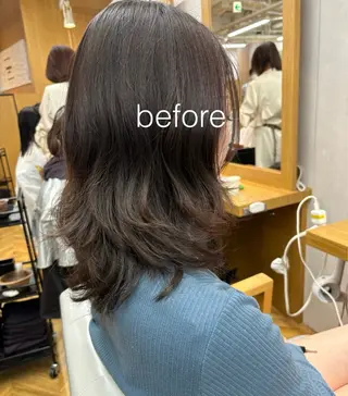 ミディアム パーマ ボブ/ミディアム 親しみやすさ/さくらのヘアスタイル
