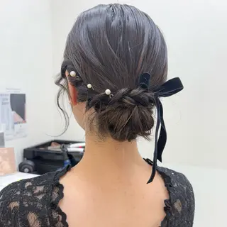 ヘアアレンジ 🍒透明感カラー/ セット/SAKURAのヘアスタイル