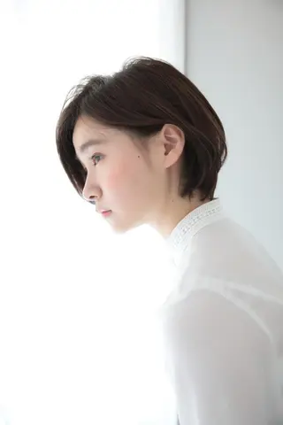 ショート カラー パーマ ヘアアレンジ レイヤーカット✂️ 横浜No1♡下鳥翔子のヘアスタイル