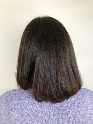 ミディアム 美髪矯正・レイヤー 倉友哉のヘアスタイル