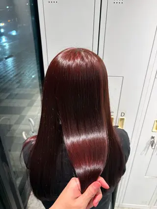 ロング カラー 中島 耀一朗のヘアスタイル