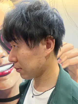 ショート カラー メンズ 久木原 ゆりのヘアスタイル