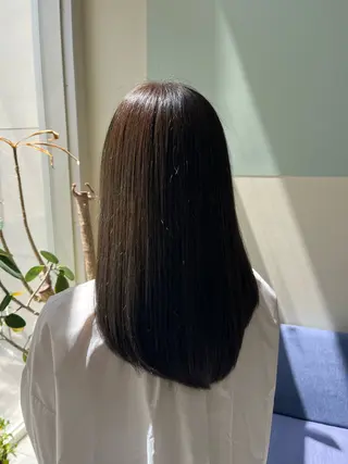 ロング カラー mateca・hair所属・林 真之介のヘアスタイル