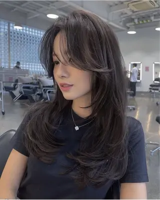 ロング 宇野愛華∕ パーマスタイルのヘアスタイル