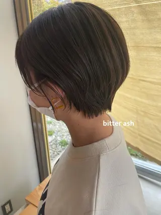 ショート カラー パーマ メンズ cipre miyabiのヘアスタイル