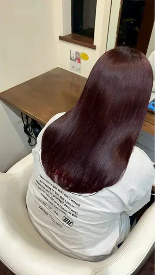 カラー ルプラボウ ふくい きなりのヘアスタイル