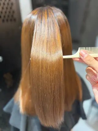 ミディアム 最高級艶髪カラー🥇 青木宏太のヘアスタイル