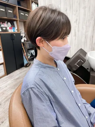 ショート 松尾 祐輝のヘアスタイル