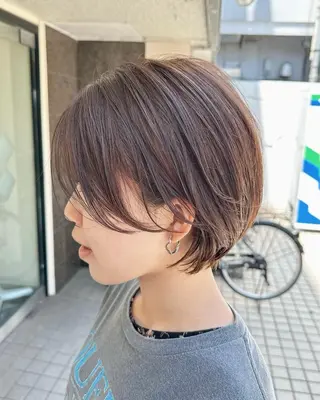 ショート 大人ヘア縮毛矯正 💛mai💛のヘアスタイル