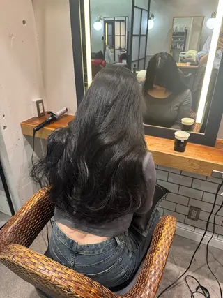 ロング カラー 暖色カラー🤎Red Neo meiのヘアスタイル