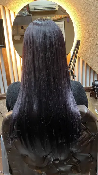 ロング カラー 寺島 希乃佳のヘアスタイル
