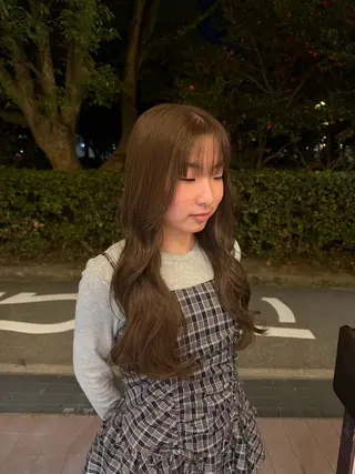 カラー YOKE 桃山台 SAKI♩ ܸのヘアスタイル