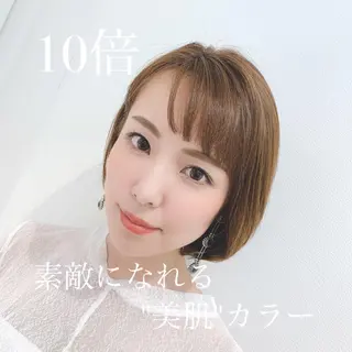 ショート カラー 【悩み解決!美髪へ】 店長 平間 響のヘアスタイル