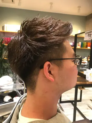 ショート カラー パーマ ヘアアレンジ メンズ キッズ ネイル マツエク・マツパ EnBlesS西宮 マンツーマン神道有基のヘアスタイル