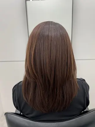 ミディアム ha ruのヘアスタイル