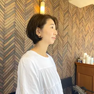 ショート カラー 黒崎 勝巳のヘアスタイル