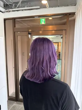 セミロング カラー ヘアアレンジ 髪質改善透明感カラー /SHOGO☀️のヘアスタイル