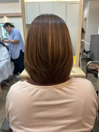 ミディアム Ayu Igetaのヘアスタイル