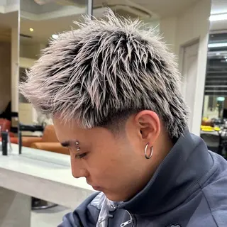 ショート カラー メンズ 京都駅メンズカット/ パーマ/Keigoのヘアスタイル