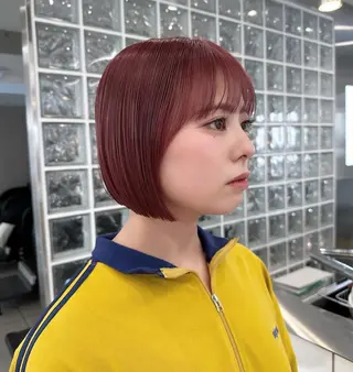 ショート カラー 盛れるカット🤍 🎀モモ🎀のヘアスタイル