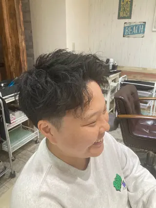 ミディアム メンズ 💥桜木町メンズ専門 💥ルキのヘアスタイル