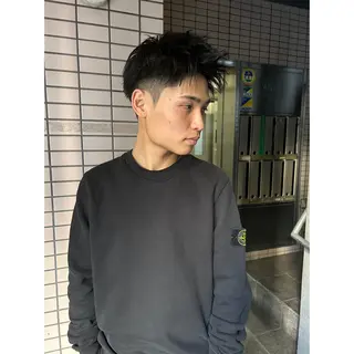 ショート パーマ メンズ 💈メンズ短髪特化 ✂︎伊藤大輝💈のヘアスタイル