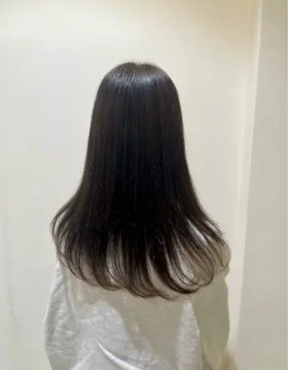 ロング カラー 所 有紗のヘアスタイル