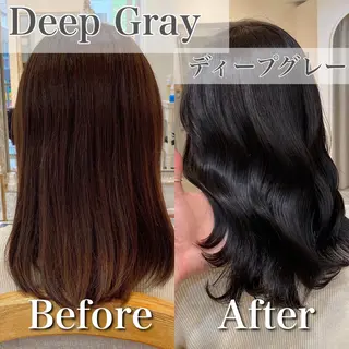 ロング カラー ブリーチなし✨艶髪 カラー𓃲YAGIのヘアスタイル