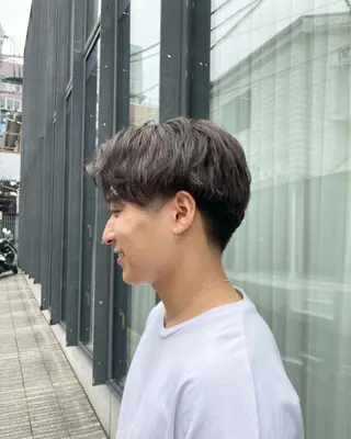 ショート カラー ヘアアレンジ メンズ Zina渋谷エリア マネージャShionのヘアスタイル