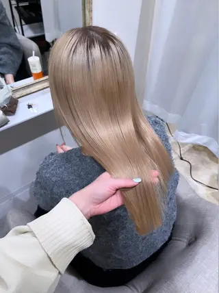 ミディアム カラー 梅田/髪質改善カラー ❄︎ mikiのヘアスタイル