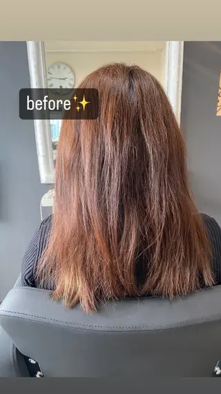 セミロング カラー APPEL hair /岡山のヘアスタイル