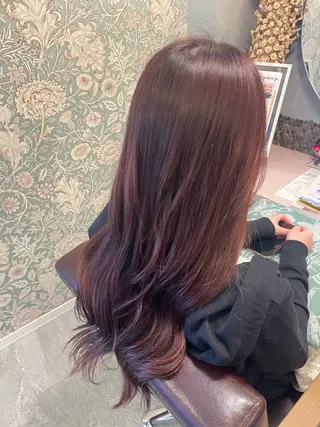 ロング hair make echo滿木あい花のヘアスタイル
