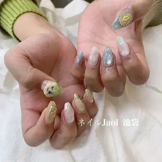 ロング ネイルJaol 池袋のネイルデザイン