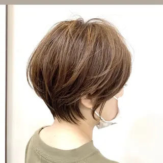 ショート カラー 藤田 祥平のヘアスタイル