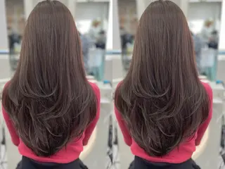 ロング カラー レイヤー/縮毛矯正 のマスター【タケル】のヘアスタイル